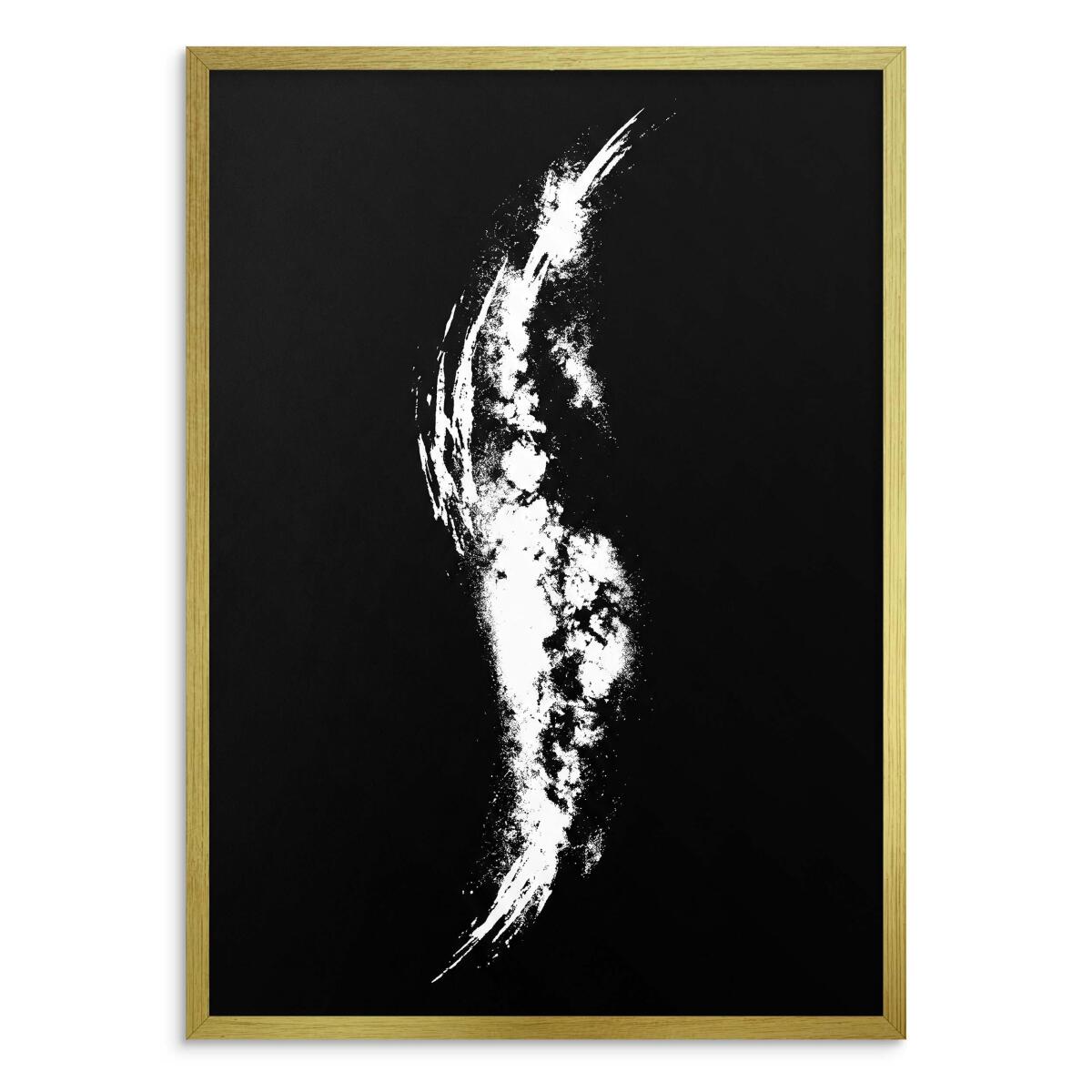Plakat dekoracyjny Kosmiczny Pył- Monochromatyczny | Stylowe biuro 31127 - zdjęcie 3