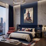 Plakat do salonu Warszawa PKiN architektura | Stylowa dekoracja retro 31156 - miniaturka 4
