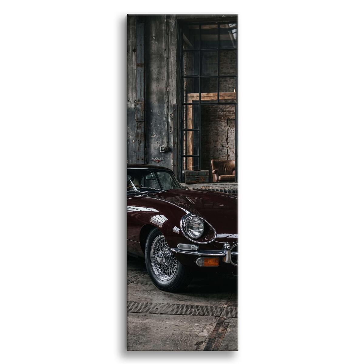 Pionowy Obraz na Płótnie Auto Vintage | Elegancka Dekoracja Ścienna 31293