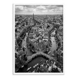 Nowoczesny Plakat do Salonu - Architektura Amsterdamu Vintage 31214 - miniaturka 2