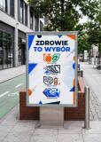 Plakat motywacyjny Zdrowie to wybór | Nowoczesny obraz fitness 31148 - miniaturka 6