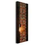 Obraz na Ścianę Żarówka Edisona- Red Brick | Loftowa dekoracja dom 31334 - miniaturka 2