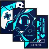 Plakat do pokoju chłopca- Zestaw gaming | Modna ozdoba na ścianę 31198 - miniaturka 1