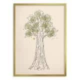 Plakat Drzewo Line Art do Salonu | Obraz w Stylu Japandi Boho 31170 - miniaturka 3
