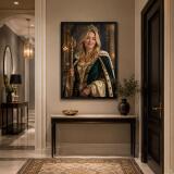 Personalizowany Plakat Królowa na 50 Urodziny | Portret ze Zdjęcia 31447 - miniaturka 3