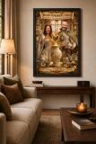 Plakat na 20 Rocznicę Ślubu ze Zdjęcia — Śmieszna Karykatura Pary | Porcelanowe Gody 83070 - miniaturka 2