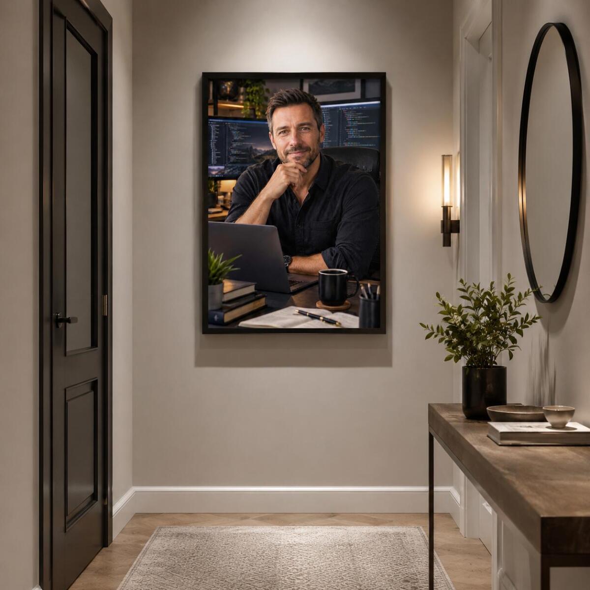 Personalizowany Plakat dla Programisty na Odejście z Pracy | Prezent ze Zdjęcia 31495 - zdjęcie 3