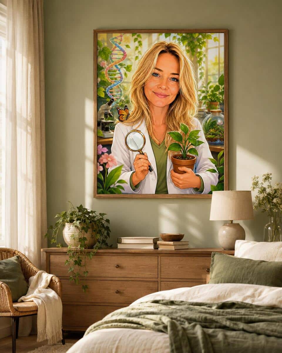 Personalizowany plakat dla nauczyciela biologii na Dzień Nauczyciela | Portret ze zdjęcia 31465 - zdjęcie 7