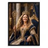 Personalizowany Plakat Królowa na 30 Urodziny | Portret ze Zdjęcia 31445 - miniaturka 1