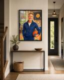 Personalizowany plakat dla nauczyciela WF na Dzień Nauczyciela | Sportowy portret ze zdjęcia 31479 - miniaturka 4