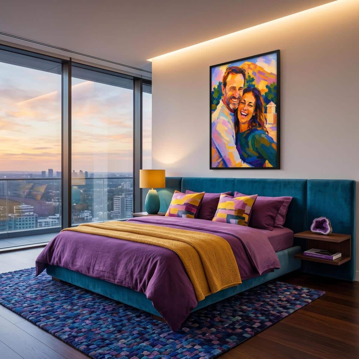 Artystyczny Plakat Personalizowany ze Zdjęcia | Portret Olejny do Salonu 31379 - zdjęcie 4