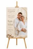 Tablica Powitalna Bawełniane Gody | Plakat Powitalny ze zdjęcia- 2 Rocznica Ślubu 39001 - miniaturka 5