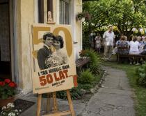 Tablica Powitalna na 50. Rocznicę Ślubu ze Starej Fotografii Ślubnej | Złote Gody w stylu Retro 39014 - miniaturka 3