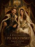 Portret królewski Młodej Pary Obraz ze zdjęcia na płótnie | Personalizowany prezent na ślub 39025 - miniaturka 4