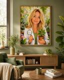 Personalizowany plakat dla nauczyciela biologii na Dzień Nauczyciela | Portret ze zdjęcia 31465 - miniaturka 8
