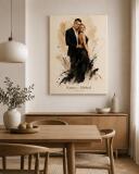 Portret Młodej Pary w stylu Glamour | Prezent Ślubny- Obraz ze zdjęcia 39031 - miniaturka 3