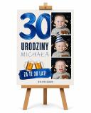 Tablica na 30 urodziny ze zdjęciem z dzieciństwa | Plakat na trzydziestkę dla mężczyzny 39034 - miniaturka 4