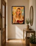 Personalizowany plakat dla nauczyciela języka hiszpańskiego na Dzień Nauczyciela | Portret ze zdjęcia 31473 - miniaturka 5