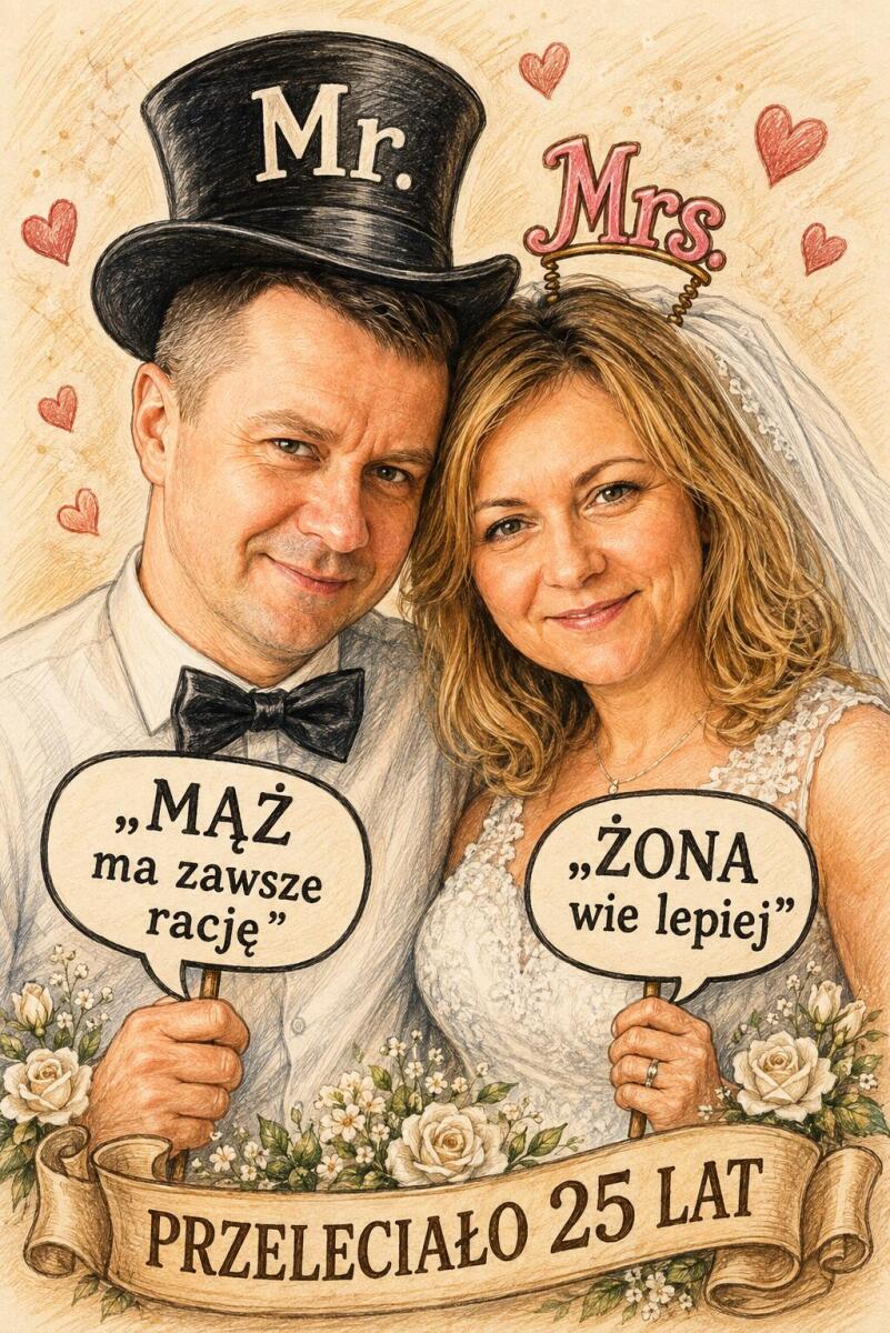Prezent na Obraz na 20. rocznicę ślubu ze zdjęcia – Upominek na Porcelanowe Gody 83103 - zdjęcie 3