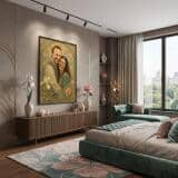 Personalizowany Plakat dla Pary- Vintage Art Nouveau | Wyjątkowy Prezent na Ślub 31381 - miniaturka 2