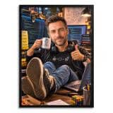 Personalizowany Plakat dla Programisty na Urodziny | Portret ze Zdjęcia 31493 - miniaturka 1