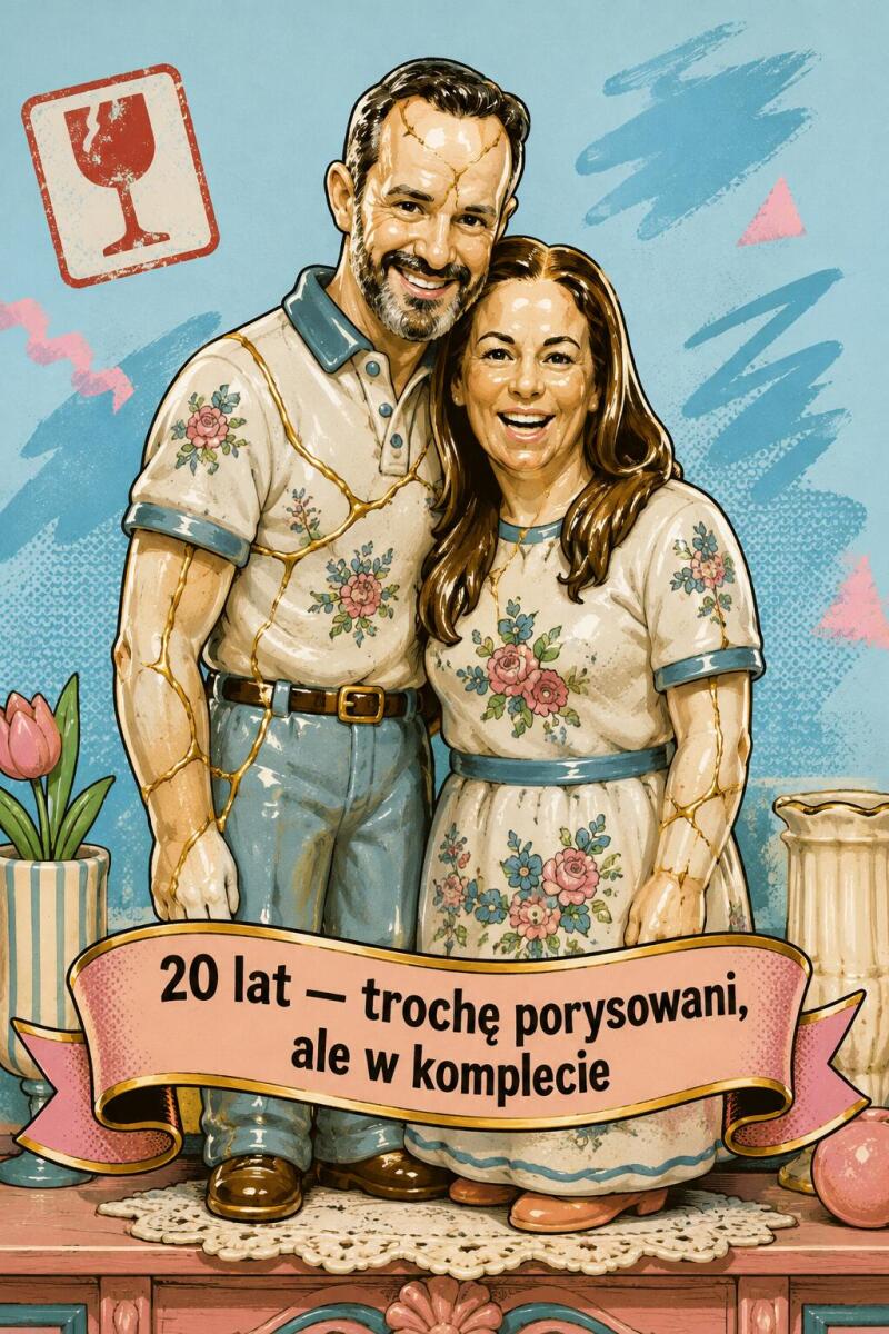 Prezent upominek na 20 rocznicę ślubu (Porcelanowe Gody) Obraz z Twojego zdjęcia 83025 - zdjęcie 5