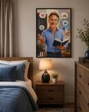 Personalizowany plakat dla nauczyciela języka francuskiego na Dzień Nauczyciela | Portret ze zdjęcia 31472 - miniaturka 8
