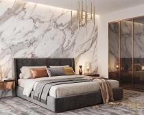 Fototapeta Biały Marmur ze Złotem | Elegancka dekoracja glamour 31251 - miniaturka 1
