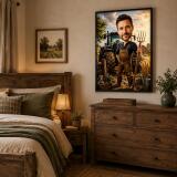Personalizowany Plakat dla Rolnika na Urodziny | Karykatura ze Zdjęcia 31496 - miniaturka 2