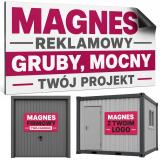 Magnes Reklamowy z Twoim Nadrukiem | Magnes z logo firmy | Reklama Firmowa na bramę - miniaturka 1