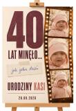 Tablica powitalna na 40 urodziny ze zdjęciem z dzieciństwa, imieniem i datą 39035 - miniaturka 1