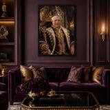 Personalizowany Plakat Król na 80 Urodziny | Portret ze Zdjęcia 31443 - miniaturka 3