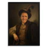 Portret Królewski ze Zdjęcia- Styl Rembrandt | Plakat Szlachecki na Ścianę 31394 - miniaturka 1