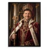 Personalizowany Plakat Król na 40 Urodziny | Portret ze Zdjęcia 31439 - miniaturka 1