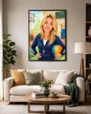 Personalizowany plakat dla nauczyciela WF na Dzień Nauczyciela | Sportowy portret ze zdjęcia 31479 - miniaturka 8