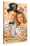 Prezent na Obraz na 20. rocznicę ślubu ze zdjęcia – Upominek na Porcelanowe Gody 83103 - miniaturka 1