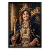 Personalizowany Plakat Król na 30 Urodziny | Portret ze Zdjęcia 31438 - miniaturka 1