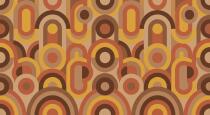 Fototapeta do Salonu Mid-Century Retro | Geometryczny Wzór Łuków 31247 - miniaturka 4