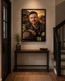 Plakat ze Zdjęcia – Elegancki Portret Strażaka | Prezent na Jubileusz, Awans od Współpracowników lub Rodziny 31513 - miniaturka 2
