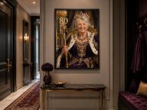 Personalizowany Plakat Królowa na 80 Urodziny | Portret ze Zdjęcia 31450 - miniaturka 4