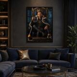 Personalizowany Plakat Król Programowania na Jubileusz | Portret ze Zdjęcia 31494 - miniaturka 4