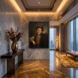 Portret Królewski ze Zdjęcia- Styl Rembrandt | Plakat Szlachecki na Ścianę 31394 - miniaturka 2
