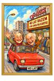 Śmieszny Plakat na 40. Rocznicę Ślubu ze Zdjęcia — Karykatura Pary w Stylu PRL | Rubinowe Gody 83089 - miniaturka 2