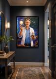 Personalizowany plakat dla nauczyciela fizyki na Dzień Nauczyciela | Portret ze zdjęcia 31467 - miniaturka 4
