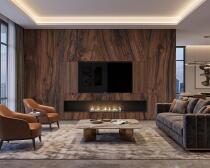 Fototapeta Naturalny Fornir Drewniany | Elegancka Ściana Loft 31254 - miniaturka 1