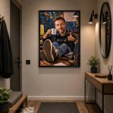 Personalizowany Plakat dla Programisty na Urodziny | Portret ze Zdjęcia 31493 - miniaturka 2