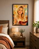 Personalizowany plakat dla nauczyciela języka hiszpańskiego na Dzień Nauczyciela | Portret ze zdjęcia 31473 - miniaturka 6