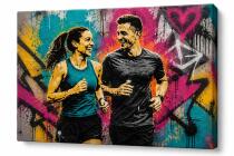 Obraz na płótnie z Twojego zdjęcia – Efekt Graffiti / Street Art | Pamiątka z wakacji 83005 - miniaturka 1
