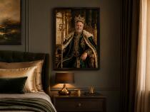 Personalizowany Plakat Król na 50 Urodziny | Portret ze Zdjęcia 31440 - miniaturka 2
