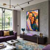 Artystyczny Plakat Personalizowany ze Zdjęcia | Portret Olejny do Salonu 31379 - miniaturka 3
